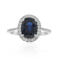 Gouden ring met een blauwe saffier (Estée Collection)