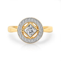 Gouden ring met een IF Diamant (D)