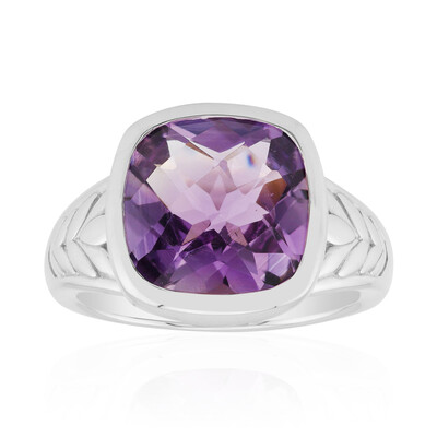 Zilveren ring met een amethist (Pallanova)