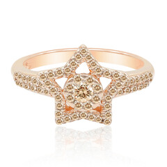 Gouden ring met een SI Rose de France Diamant