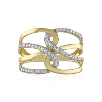 Gouden ring met Loepzuivere (F) Diamanten (LUCENT DIAMONDS)