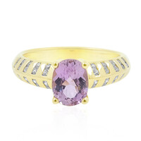 Gouden ring met een AAA Braziliaanse kunziet (de Melo)