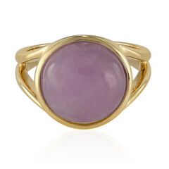 Zilveren ring met een kunziet