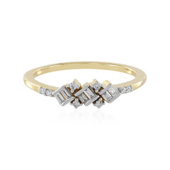 Gouden ring met SI1 (H) Diamanten