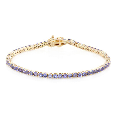 Gouden armband met tanzanieten (La Revelle)
