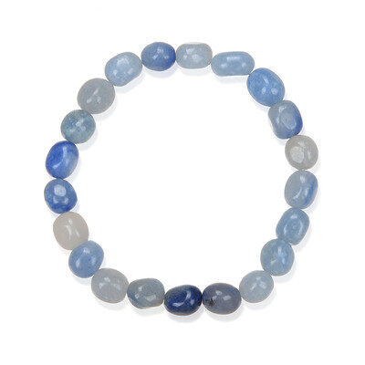 Armband met Blauwe agaten