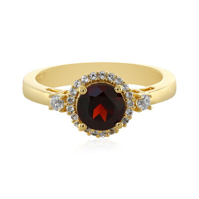 Zilveren ring met een Mozambique granaat