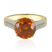 Gouden ring met een Spaanse sfaleriet