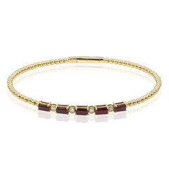 Gouden armband met AAA Mozambique robijnen (CIRARI)