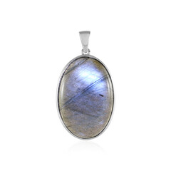 Zilveren hanger met een labradoriet (Adela Silber)