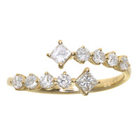Gouden ring met SI1 (H) Diamanten (CIRARI)