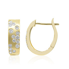 Gouden oorbellen met I1 (H) Diamanten (CIRARI)