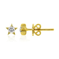 Gouden oorbellen met Diamanten SI1 (G)