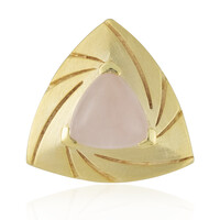 Zilveren hanger met een rozen kwarts