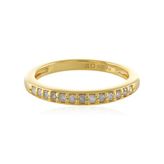 Zilveren ring met I3 (H) Diamanten
