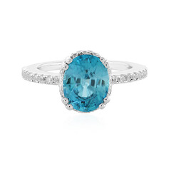 Zilveren ring met een Ratanakiri zirkoon