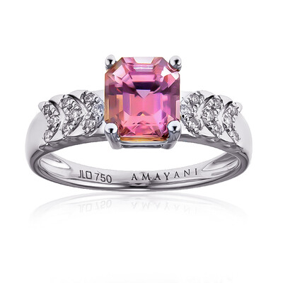 Gouden ring met een Roze diaspoor (AMAYANI)