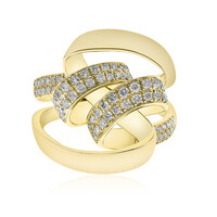Gouden ring met I1 (H) Diamanten (CIRARI)