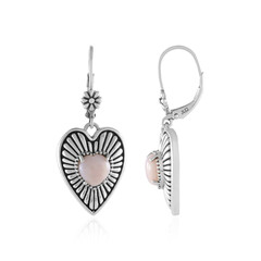 Zilveren oorbellen met roze opalen (Desert Chic)