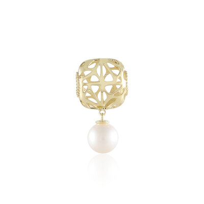 Gouden hanger met een zoetwater kweekparel (Ornaments by de Melo)