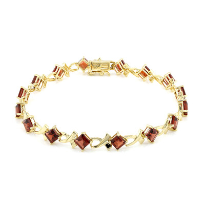 Zilveren armband met Mozambique granaten