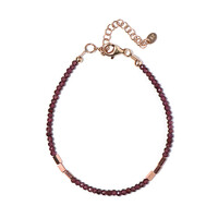 Zilveren armband met Rozen Hematieten