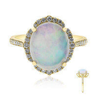 Gouden ring met een AAA Welo-opaal (CIRARI)