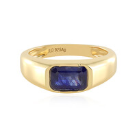 Zilveren ring met een Madagaskar Blauwe Saffier