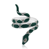 Zilveren ring met een marcasiet