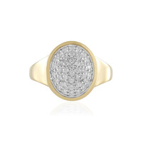 Gouden ring met SI2 (H) Diamanten (de Melo)