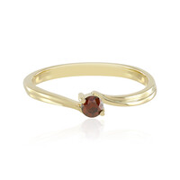 Gouden ring met een Rode SI1 Diamant