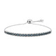 Gouden armband met Londen-blauwe topaasstenen