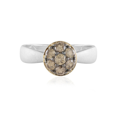 Gouden ring met een I2 Champagne Diamant (de Melo)