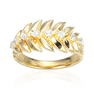 Zilveren ring met zirkonen
