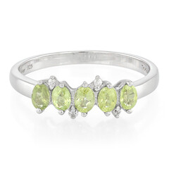 Zilveren ring met Paraiba toermalijnen