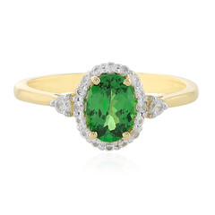 Gouden ring met een tsavoriet (La Revelle)