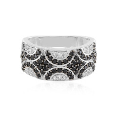 Zilveren ring met zirkonen
