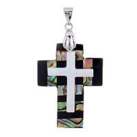 Zilveren hanger met een Abalone schelp