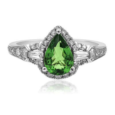 Gouden ring met een AAA tsavoriet (CIRARI)
