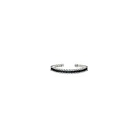 Zilveren armband met blauwe diamanten