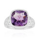 Zilveren ring met een amethist (Pallanova)