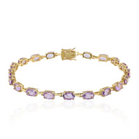Zilveren armband met lavendel amethisten