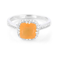 Zilveren ring met een carneool