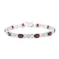 Zilveren armband met Mozambique granaten