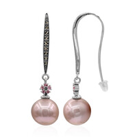 Zilveren oorbellen met Ming Parels (Annette classic)