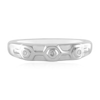 Zilveren ring met I2 (I) Diamanten
