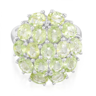 Zilveren ring met Paraiba toermalijnen