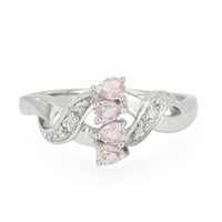 Zilveren ring met saffieren