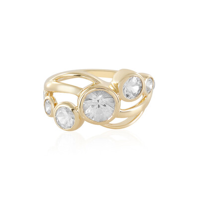 Gouden ring met een zirkoon (de Melo)