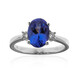 Gouden ring met een AAA tanzaniet (CIRARI)